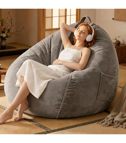 ビーズクッション・クッションソファ mio Amazon.co.jp: Lovikon ビーズクッション 特大 一人掛け 怠け者ソファ